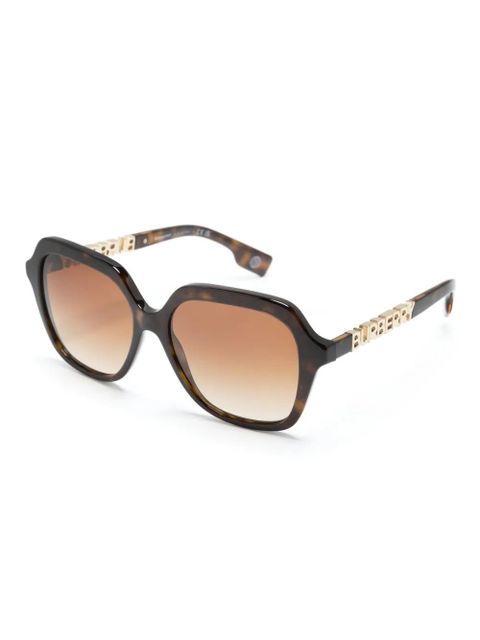 Burberry Eyewear tortoiseshell oversized-frame sunglasses - Brown - zdjęcie produktu nr 2
