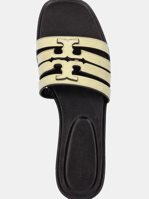 Tory Burch klapki zamszowe Ines Cage