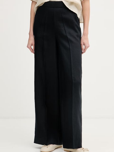 United Colors of Benetton spodnie damskie lniane - zdjęcie produktu nr 1