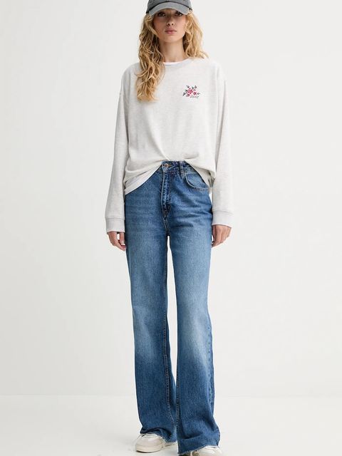 Levi's bluza damska kolor szary melanżowa A8800