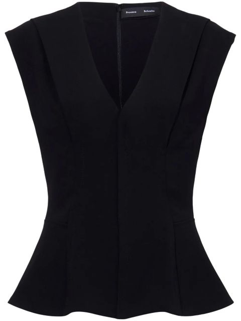 Proenza Schouler Janet blouse - Black - zdjęcie produktu nr 1