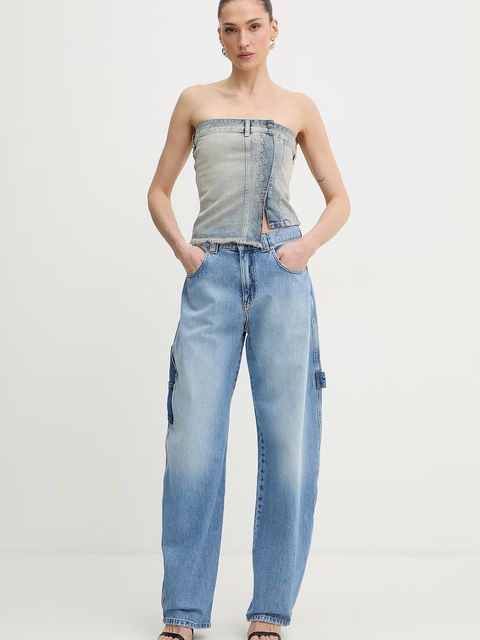 Armani Exchange top damski jeansowy - zdjęcie produktu nr 1