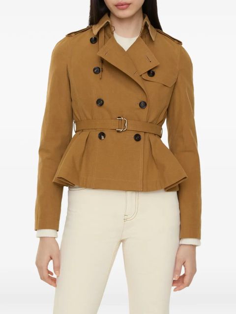 Burberry cotton Isabella trench jacket - Brown - zdjęcie produktu nr 2