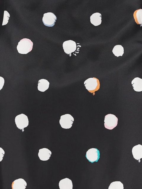 FENDI Falena Dots printed mini skirt - Black