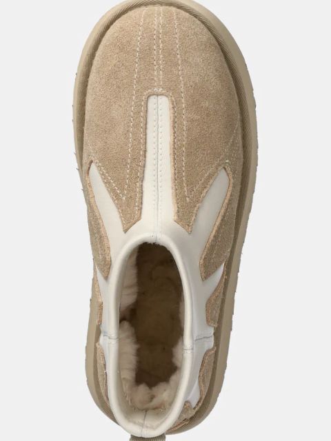 UGG śniegowce Classic Mini Dipper Sunwave kolor beżowy 1167591-MDSD