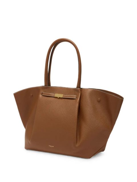 DeMellier New York grain leather tote bag - Brown