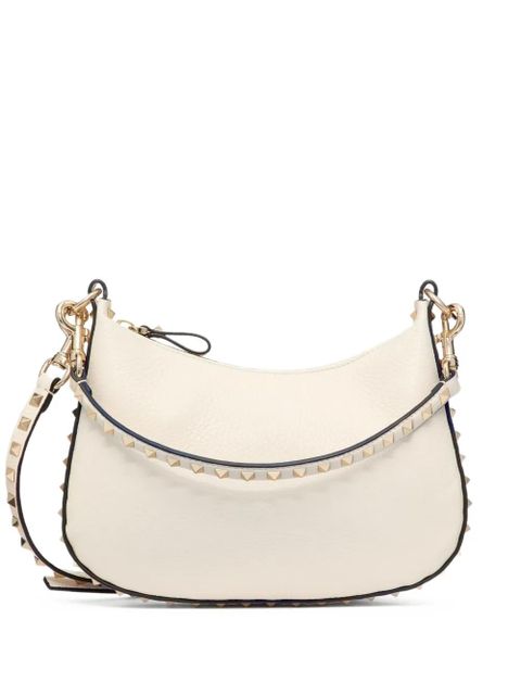 Valentino Garavani small Rockstud leather shoulder bag - White - zdjęcie produktu nr 1