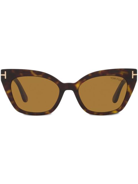 TOM FORD Eyewear Juliette sunglasses - Brown - zdjęcie produktu nr 1