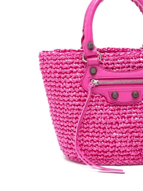 Balenciaga small Le Cagole Panier tote bag - Pink