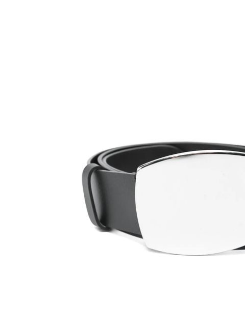 Alysi rectangular-buckle leather belt - Black - zdjęcie produktu nr 2