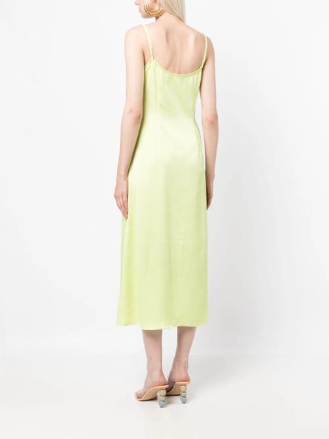 Cult Gaia Imogen cut-out midi dres - Green