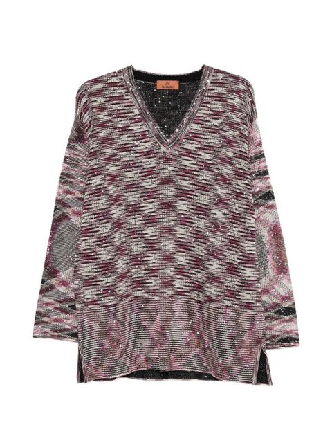 Missoni V-neck knitwear - Pink - zdjęcie produktu nr 1