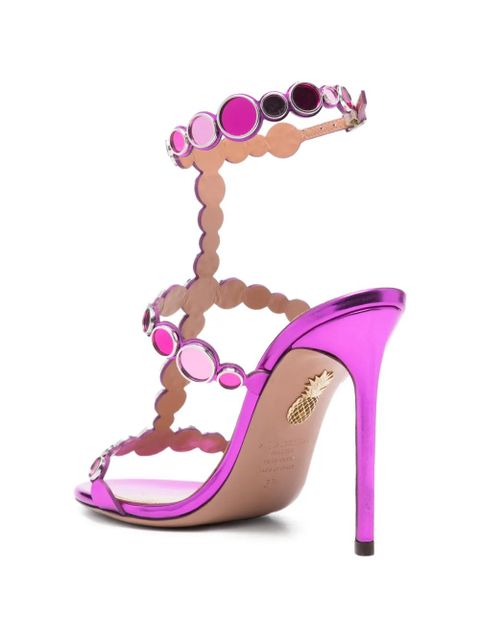 Aquazzura embellished sandals - Pink