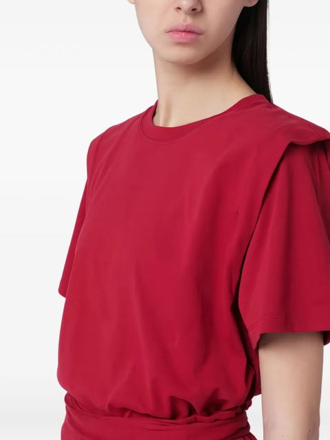 ISABEL MARANT shoulder detail T-shirt - Red