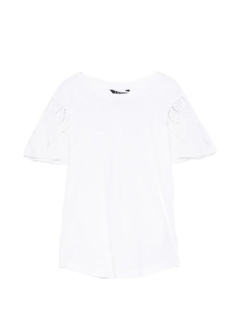 Lauren Ralph Lauren broderie-anglaise T-shirt - White - zdjęcie produktu nr 1