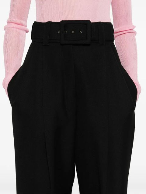 Sportmax Belted trousers - Black