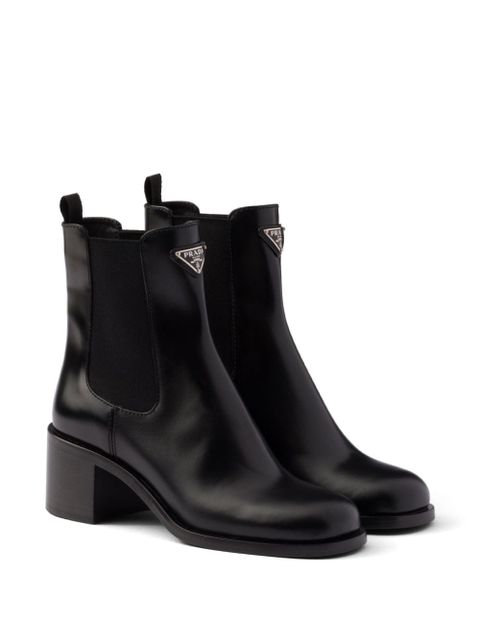 Prada Brushed Chelsea boots - Black