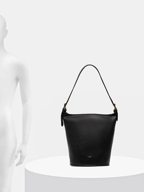 IRO torebka skórzana kolor czarny WP144ZYKE