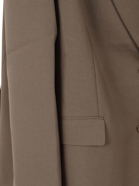 The Frankie Shop Bea button fastening blazer - Brown