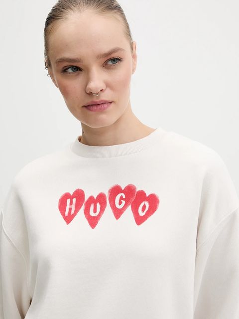 HUGO bluza bawełniana Deroxina_8