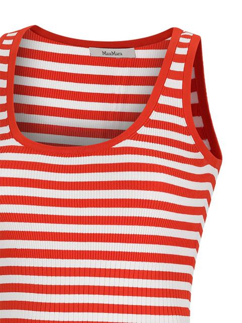 Max Mara striped tank top - Red