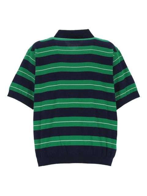 Miu Miu striped polo shirt - Blue - zdjęcie produktu nr 2