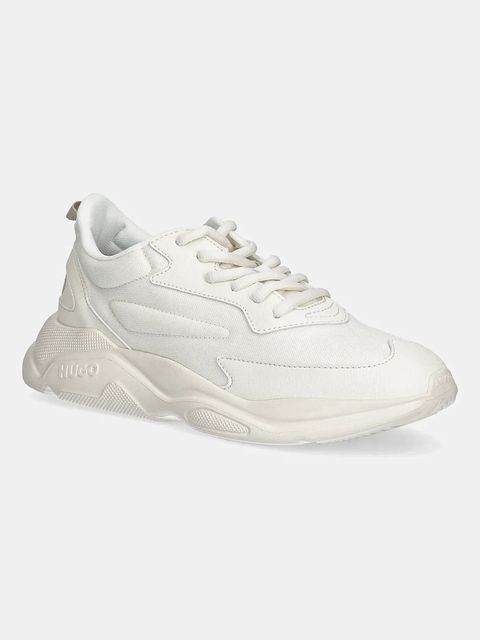 HUGO sneakersy Leon damskie kolor beżowy 50536660 - zdjęcie produktu nr 1