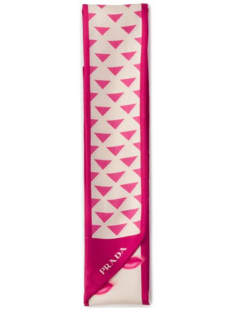 Prada silk scarf - Neutrals - zdjęcie produktu nr 1