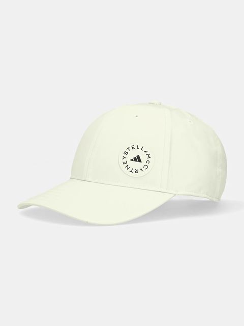 adidas by Stella McCartney czapka z daszkiem kolor beżowy JZ5519 - zdjęcie produktu nr 1