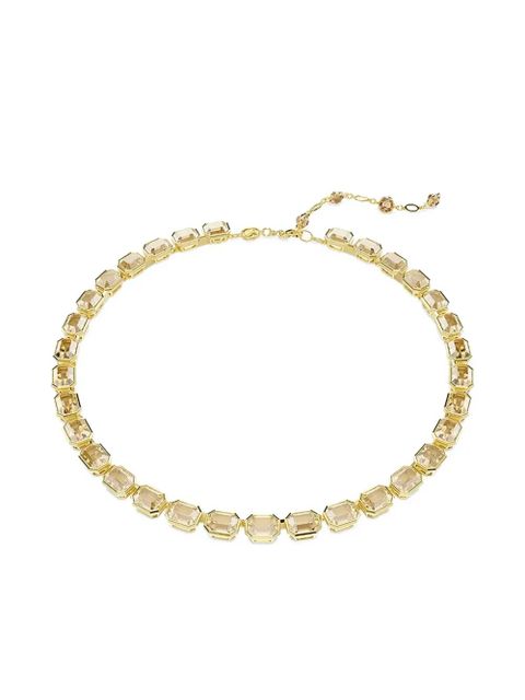 Swarovski Millenia Tennis gold-tone emerald-cut necklace - zdjęcie produktu nr 1