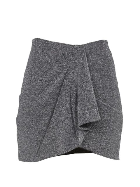 MARANT ÉTOILE draped mini skirt - Grey - zdjęcie produktu nr 1