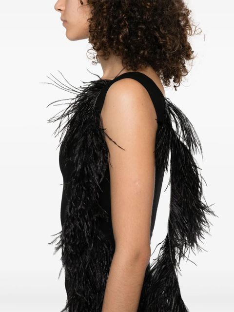 MANURÍ Paulina maxi dress - Black