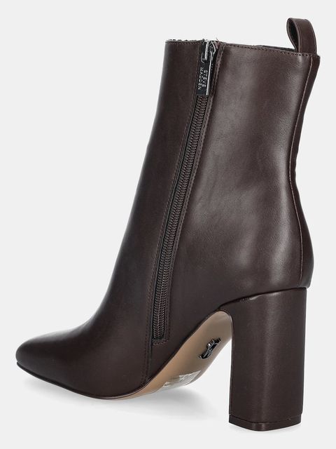 Steve Madden botki Adelisa damskie kolor brązowy na słupku 11002626 - zdjęcie produktu nr 2