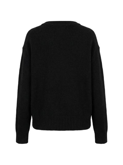 Almada Label Yara V-neck sweater - Black - zdjęcie produktu nr 2
