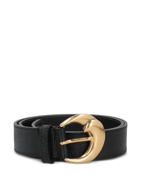 ETRO paisly buckle leather belt - Black - zdjęcie produktu nr 1