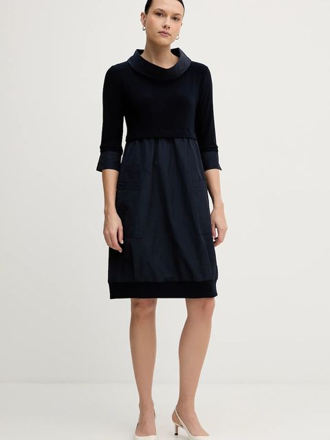 Joseph Ribkoff sukienka kolor granatowy mini rozkloszowana 173444 - zdjęcie produktu nr 1