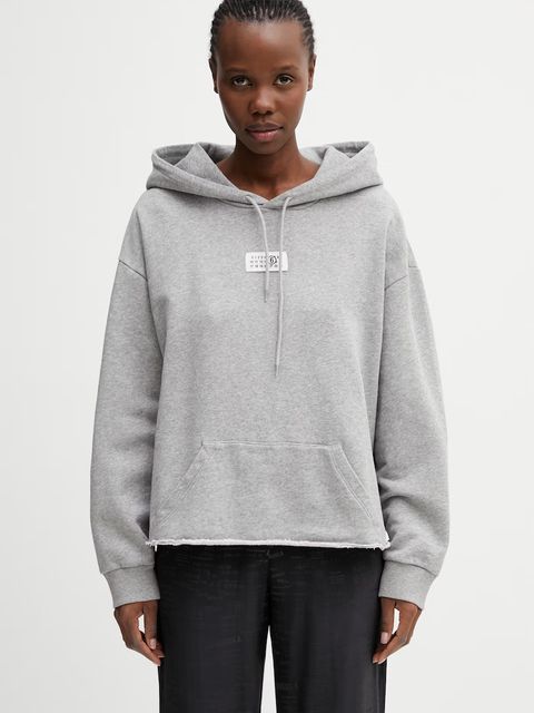 MM6 Maison Margiela bluza z kapturem damska bawełniana - zdjęcie produktu nr 1