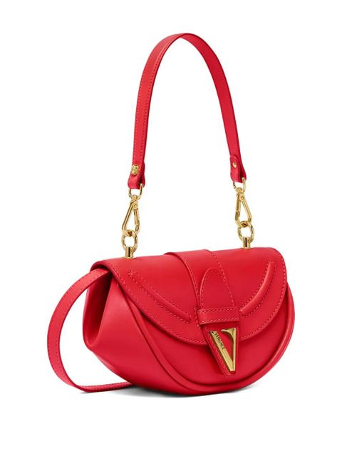 Versace curved-flap leather shoulder bag - Red - zdjęcie produktu nr 2