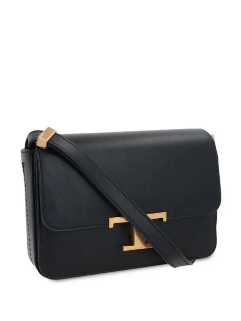 Tod's mini T Timeless leather crossbody bag - Black - zdjęcie produktu nr 2