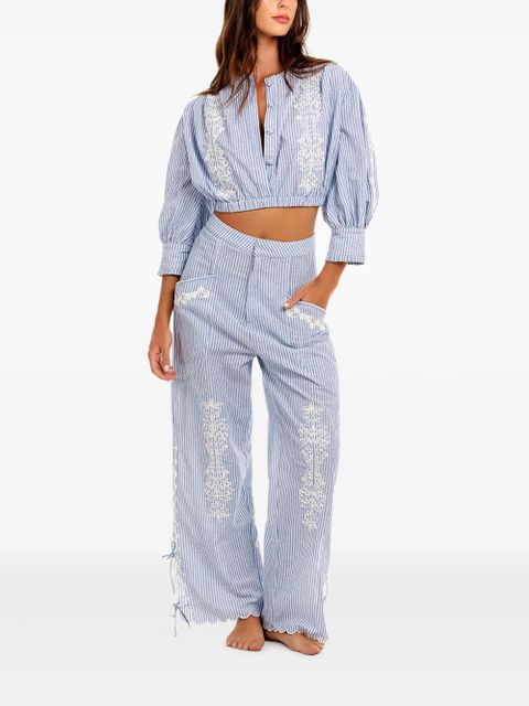 Agua By Agua Bendita Isolda Batik blouse - Blue - zdjęcie produktu nr 1