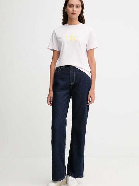 Calvin Klein Jeans t-shirt bawełniany - zdjęcie produktu nr 1