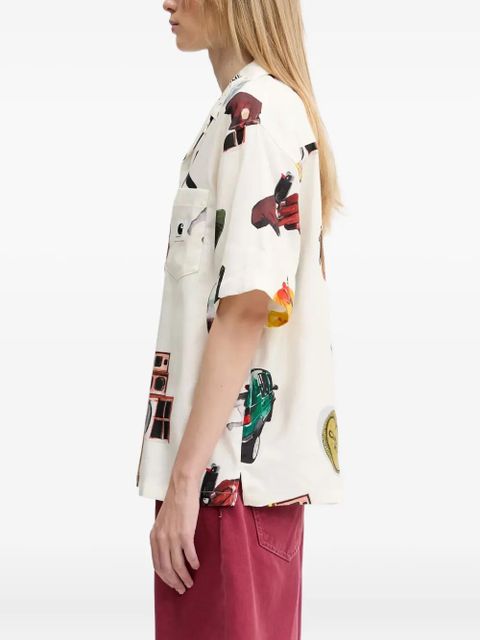 Carhartt WIP Jacob Rochester music-print shirt - White - zdjęcie produktu nr 2