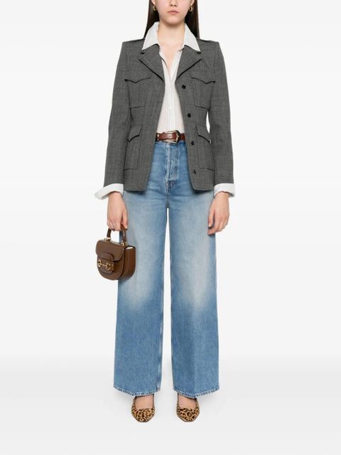 Gucci logo-patch jeans - Blue - zdjęcie produktu nr 2