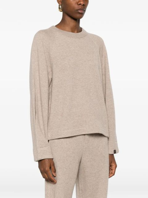 Max Mara crew-neck knitted sweater - Neutrals