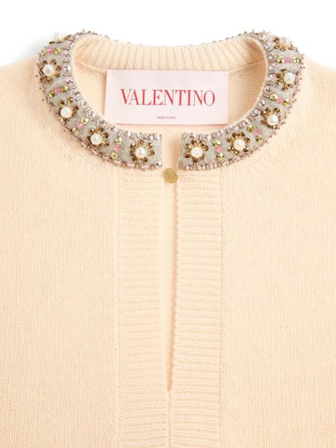 Valentino Garavani embroidered sweater - Neutrals