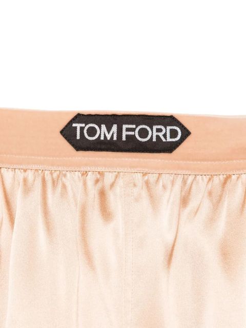 TOM FORD satin boxer shorts - Neutrals