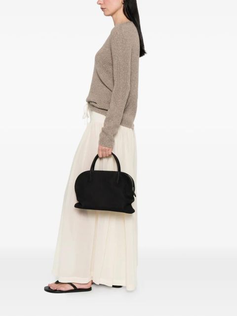 The Row Agnes 12 top-handle tote bag - Black - zdjęcie produktu nr 2