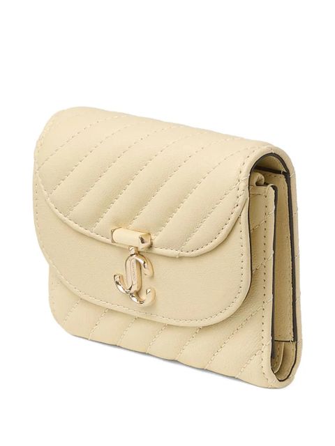 Jimmy Choo Curve Marinda quilted wallet - Neutrals