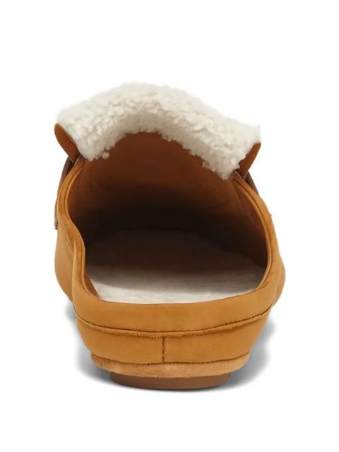 FENDI leather flat sandals - Brown - zdjęcie produktu nr 2