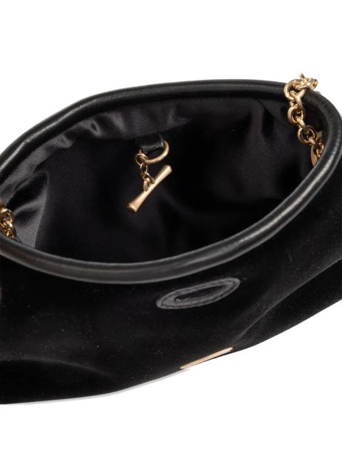 Cult Gaia small Kiraz bead-chain-strap shoulder bag - Black